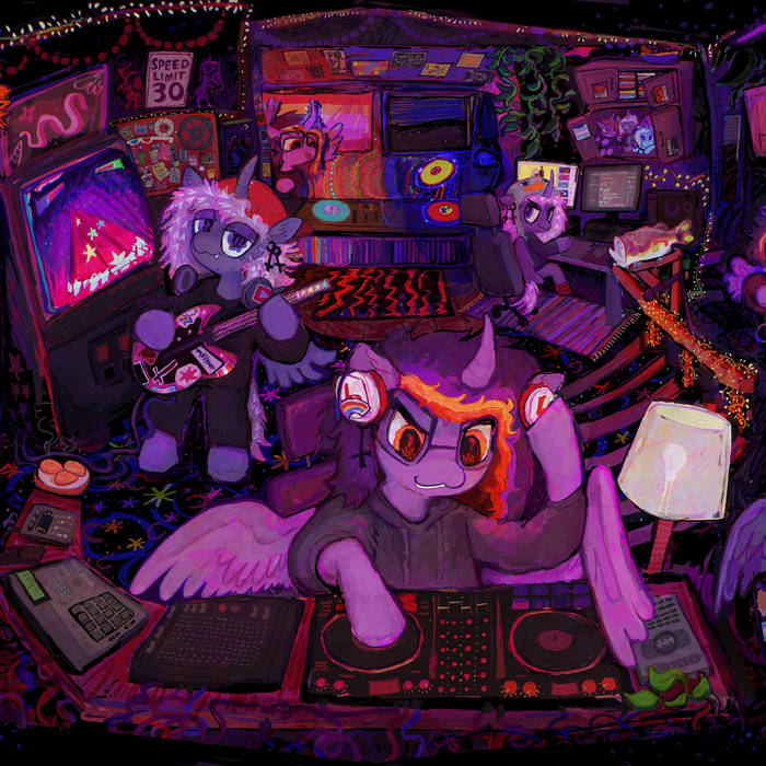 VYLET PONY - LOVE & PONYSTEP album artwork