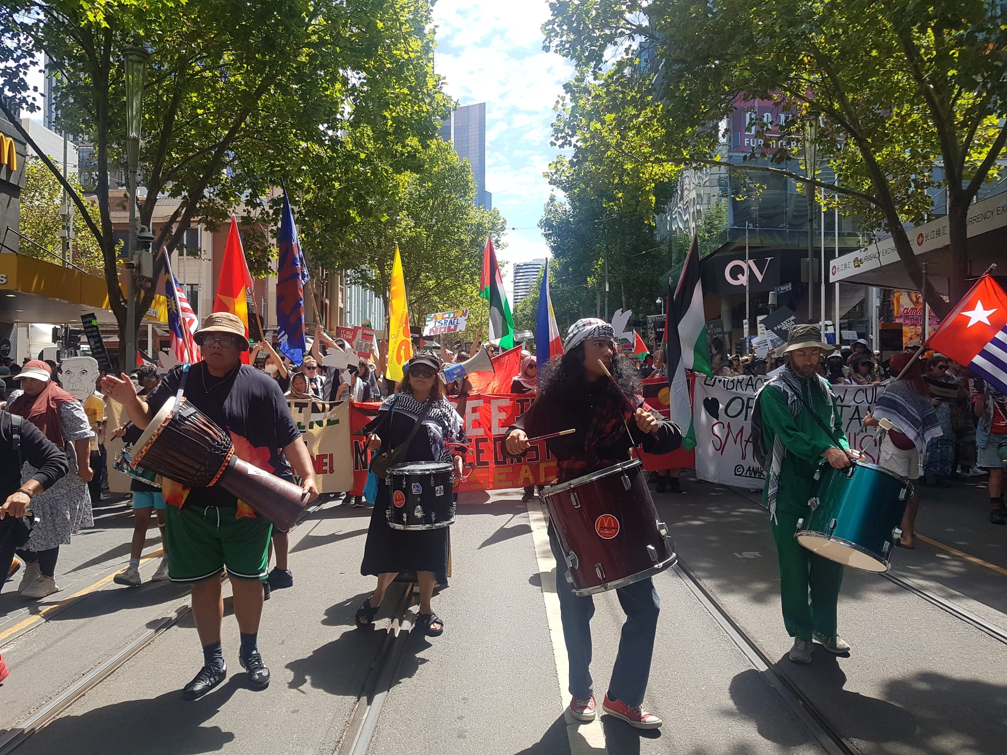 melbourne palestine rally